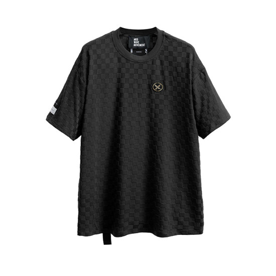 MWM Ανδρική κοντομάνικη μπλούζα Checked T-Shirt